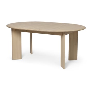 Bevel Extendable Esstisch inkl 1 Einlegeplatte - White Oiled Beech - Ferm Living