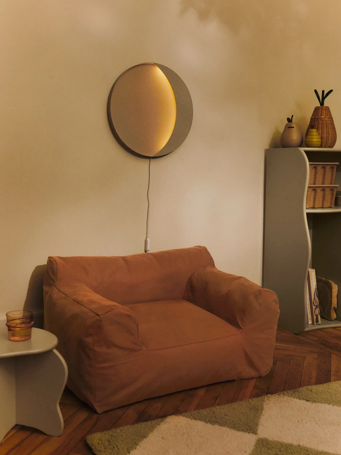 Billow bean bag Sessel, Tan Ferm Living