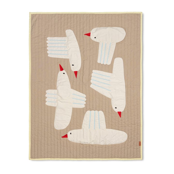 Bird gesteppte Decke - Beige - Ferm LIVING