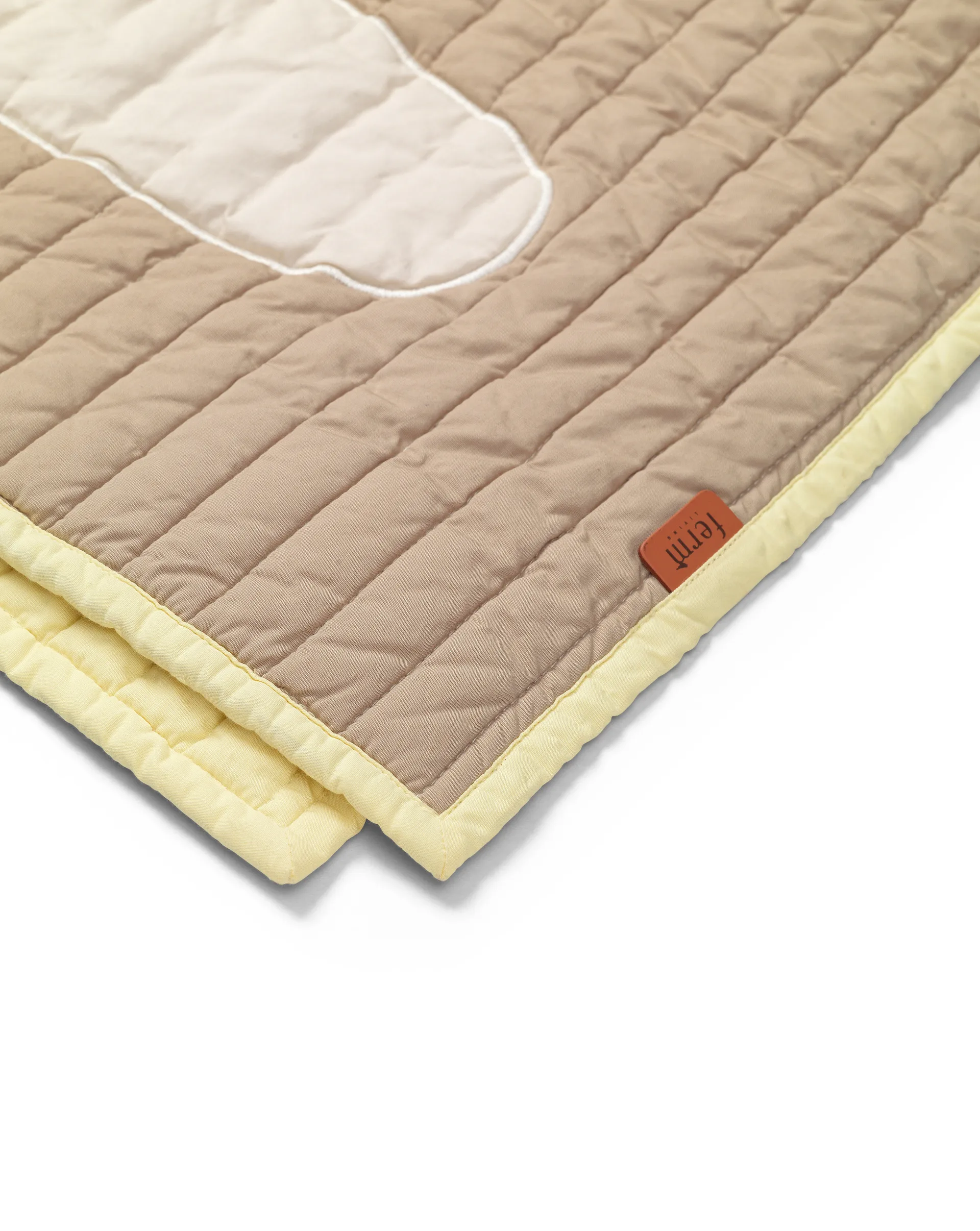 Bird gesteppte Decke, Beige Ferm Living