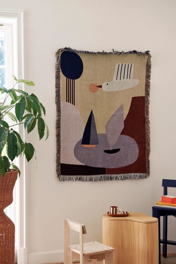 Bird Wandbehang aus Filz - 80 x 110cm - ferm LIVING