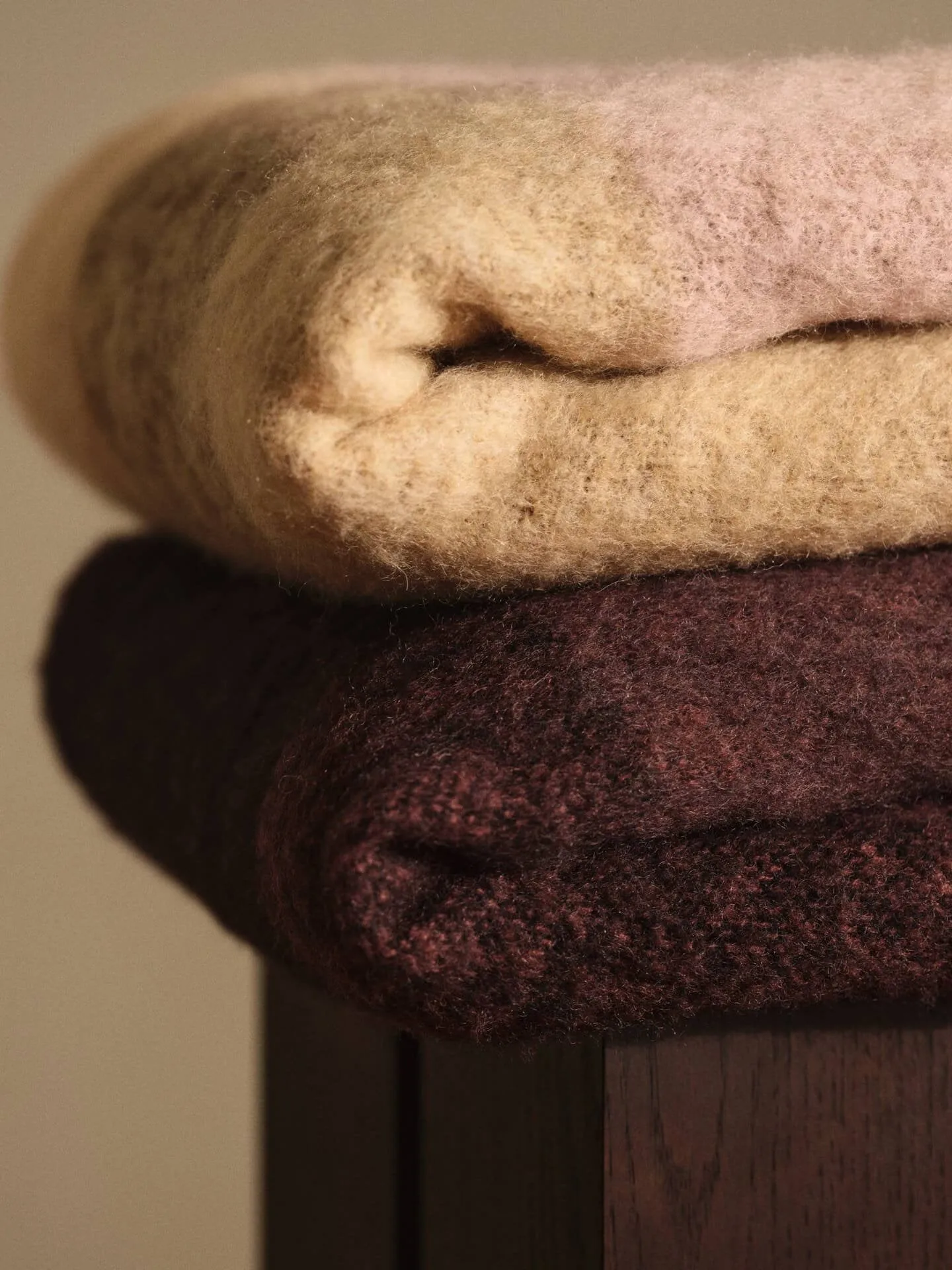 Blur Mohair-Decke, Butter-Blassrosa, 130x170 cm Ferm Living