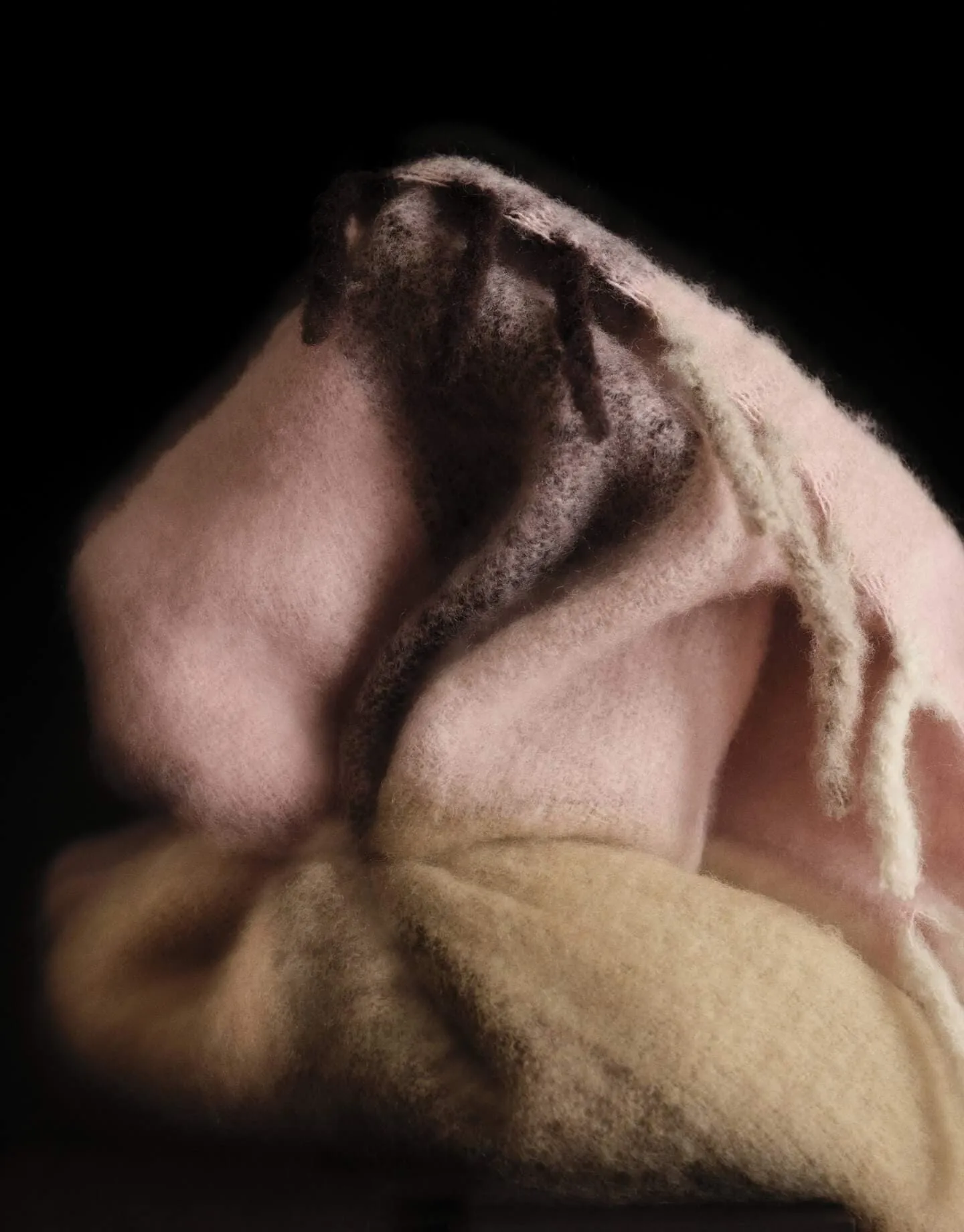 Blur Mohair-Decke, Butter-Blassrosa, 130x170 cm Ferm Living