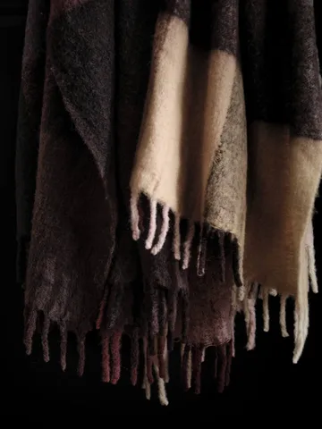 Blur Mohair-Decke - Butter-Blassrosa, 130x170 cm - Ferm Living