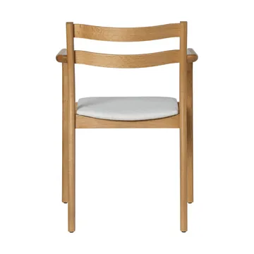 Boda Armlehnstuhl - Gepolsterte Sitzfläche, natural oak-off-white - Ferm Living