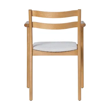 Boda Armlehnstuhl - Gepolsterte Sitzfläche rugged Bouclé, natural-off-white - Ferm Living