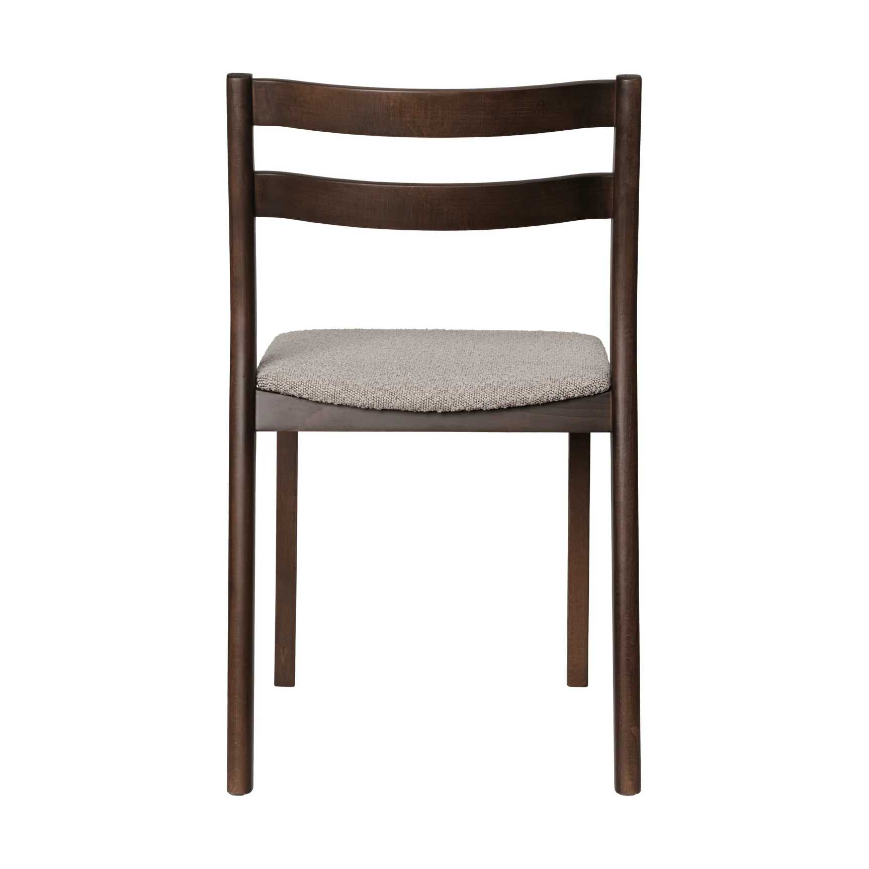 Boda Stuhl, Gepolsterter Sitz rugged Bouclé, dunkel gebeizte Eiche-natural Ferm Living