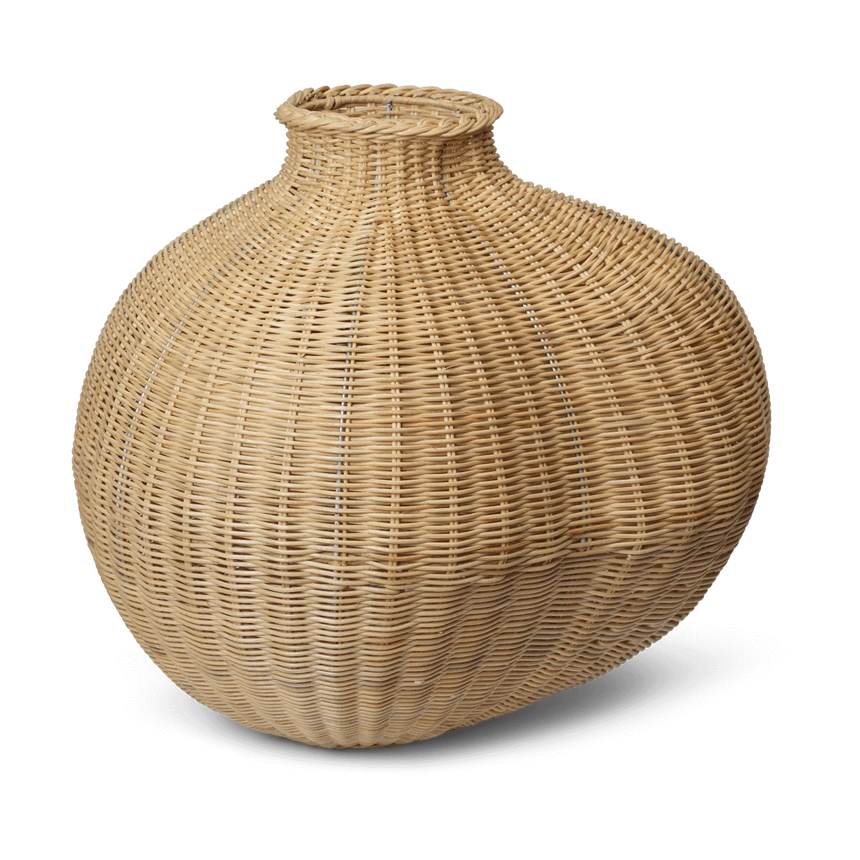 Bola geflochtener Bodenvase, Natural Ferm Living