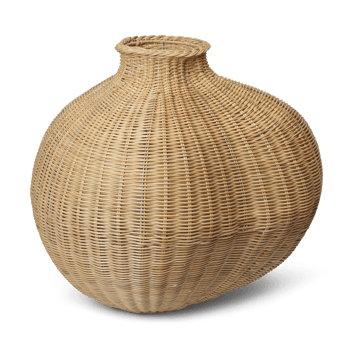 Bola geflochtener Bodenvase - Natural - Ferm Living