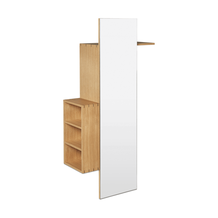 Bon hallway cabinet Garderobenständer mit Spiegel - Oiled Oak - Ferm LIVING