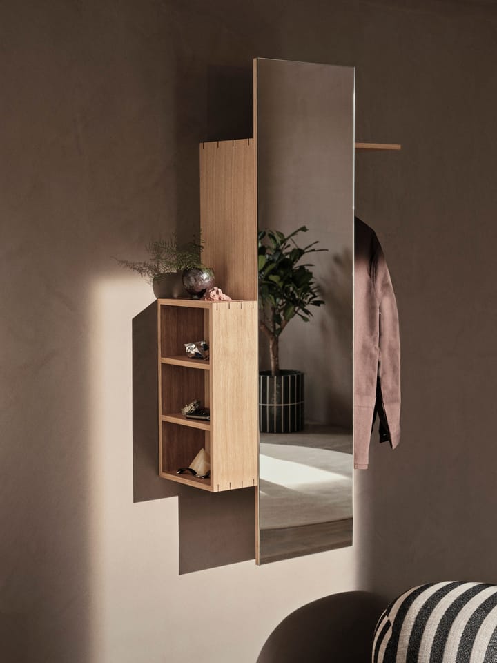 Bon hallway cabinet Garderobenständer mit Spiegel - Oiled Oak - ferm LIVING