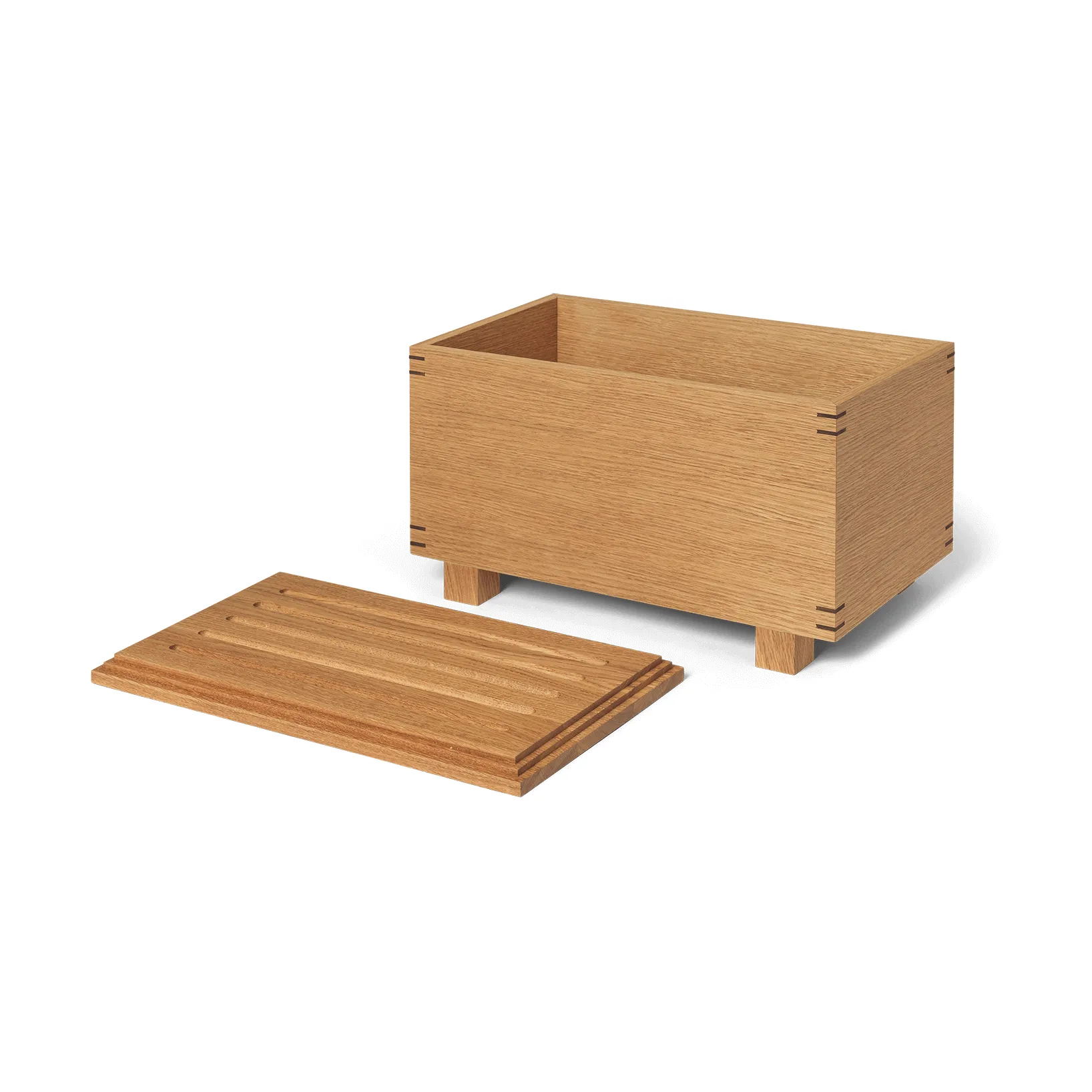 Bon Holzkiste 19x35 cm, Oiled oak Ferm Living