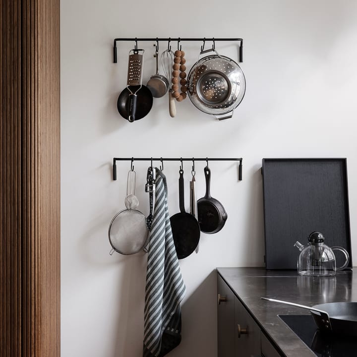 Bon Holztablett large, Schwarz gebeizte Eiche Ferm Living