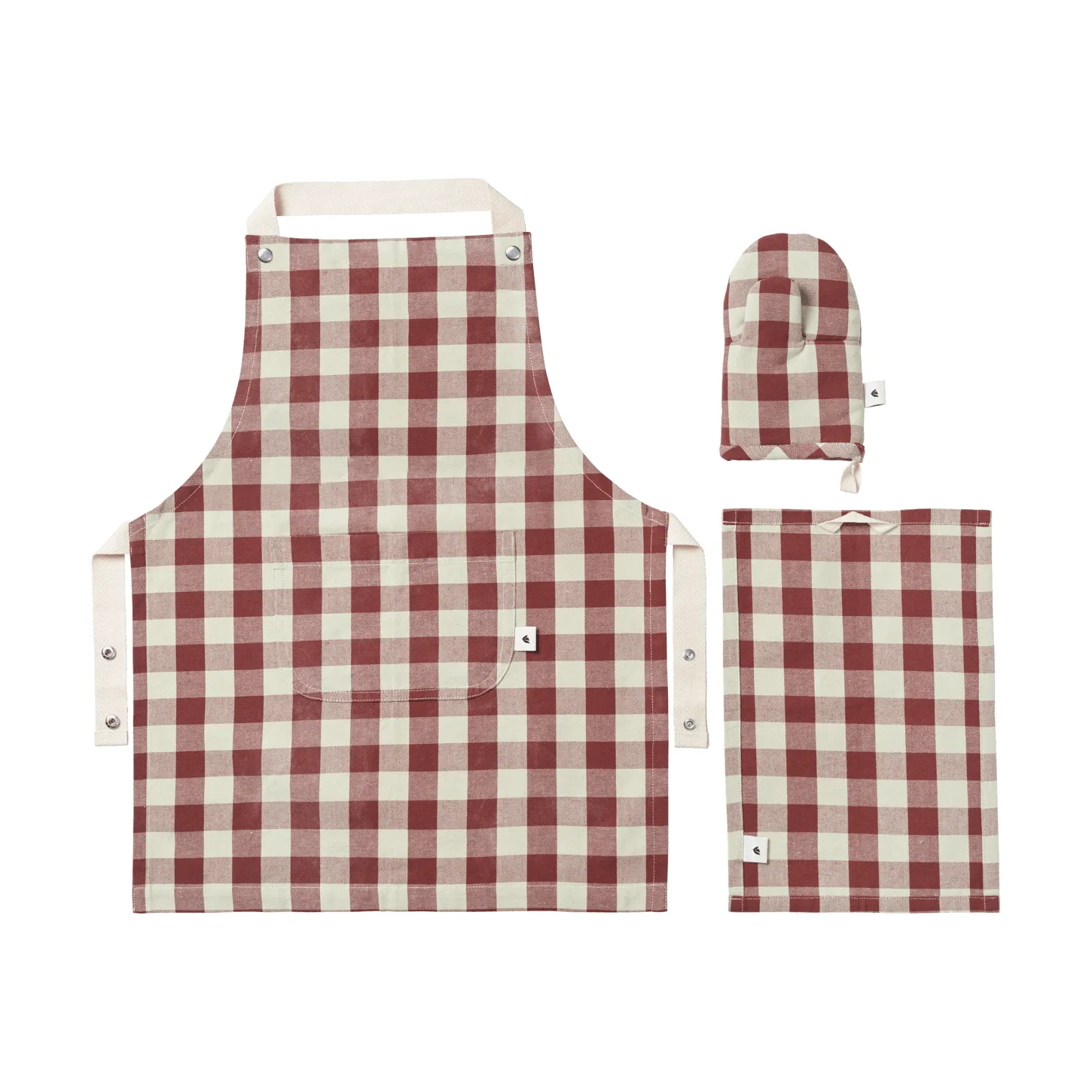 Bothy Küchenset für Kinder, 3-teilig, Cinnamon-Grey-Green Ferm Living