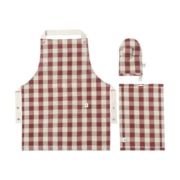 Bothy Küchenset für Kinder - 3-teilig, Cinnamon-Grey-Green - Ferm Living