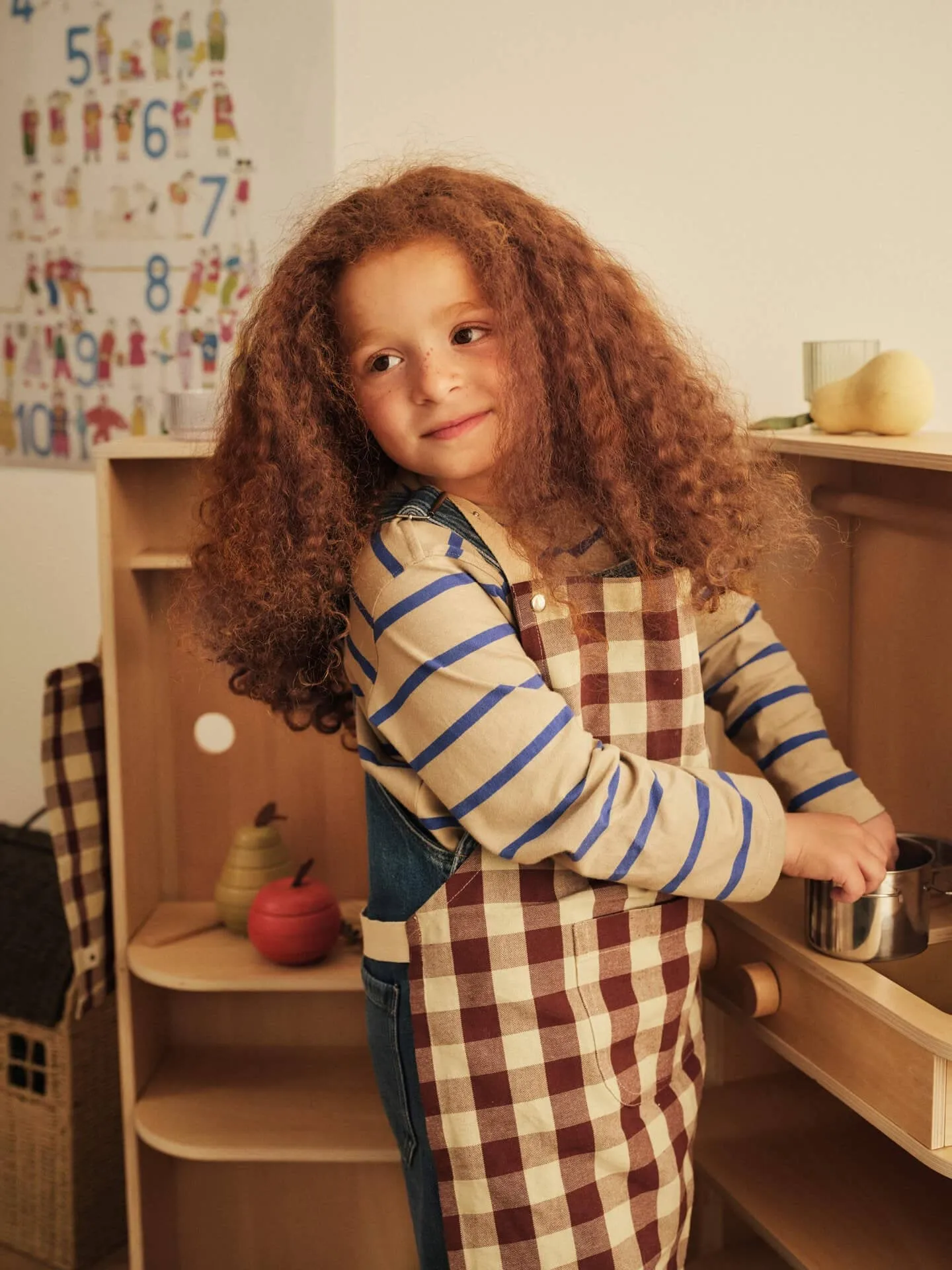 Bothy Küchenset für Kinder, 3-teilig, Cinnamon-Grey-Green Ferm Living