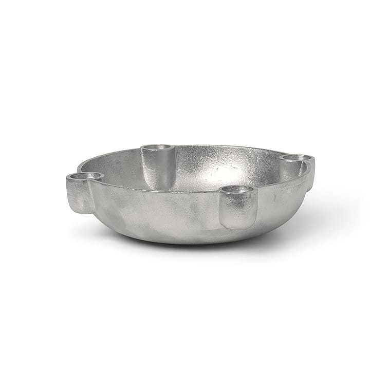 Bowl Adventskerzenhalter medium Ø20cm - Aluminium - ferm LIVING