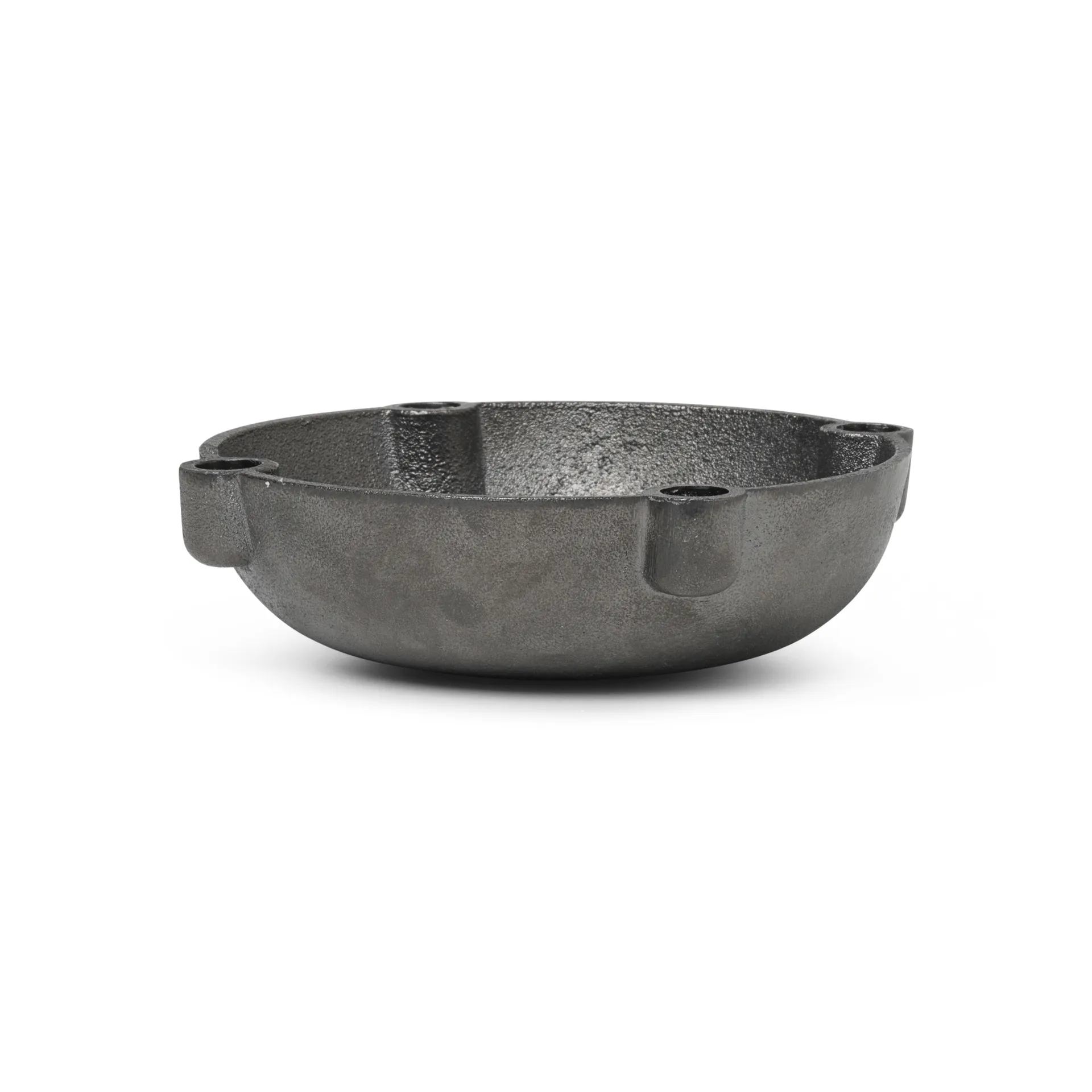 Bowl Adventskerzenhalter Messing, Black brass Ferm Living
