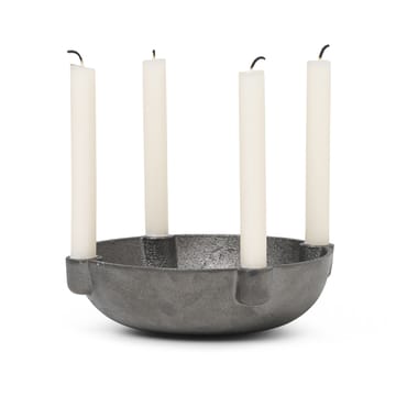 Bowl Adventskerzenhalter Messing - Black brass - Ferm Living