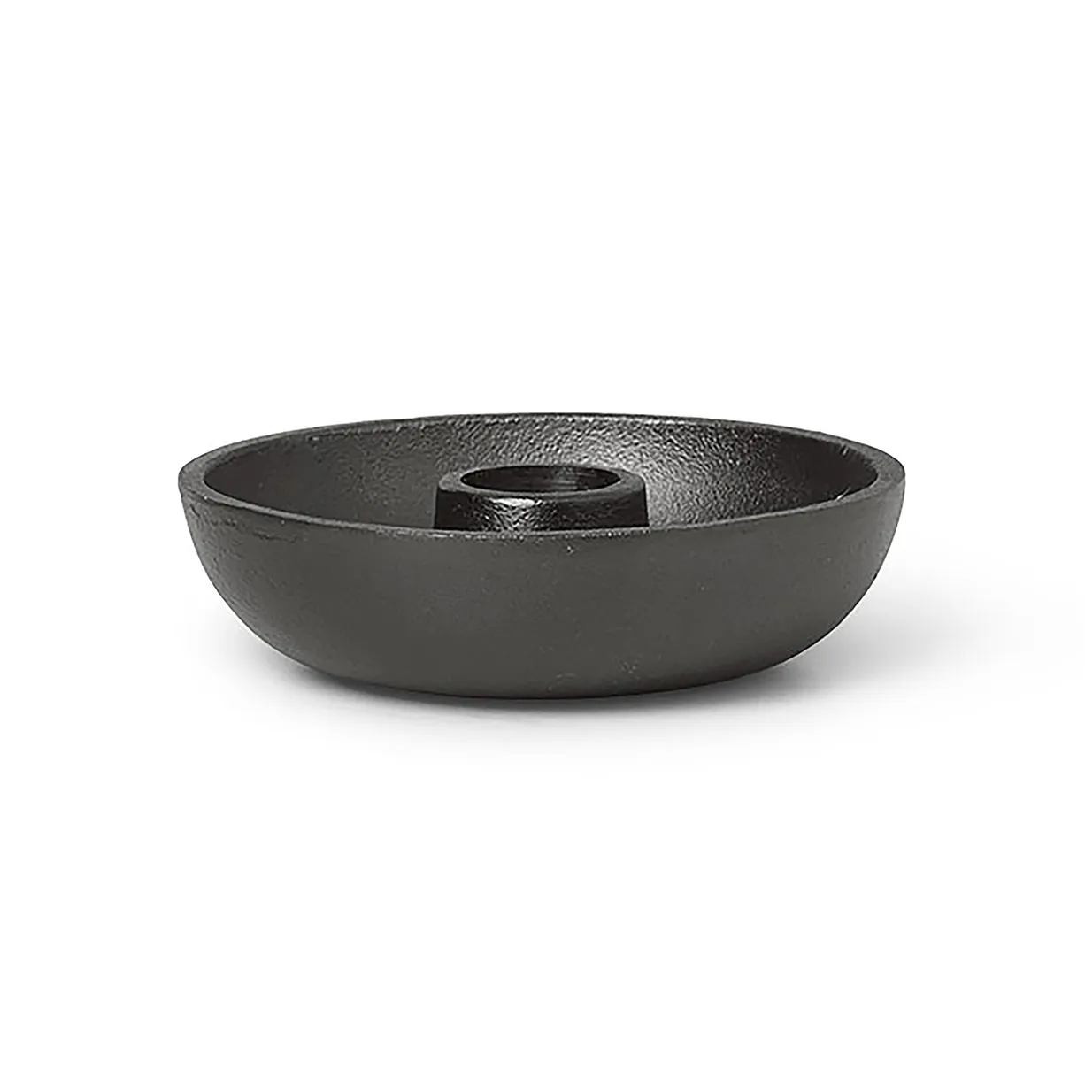Bowl Kerzenhalter Ø10cm, Blackened Aluminium Ferm Living