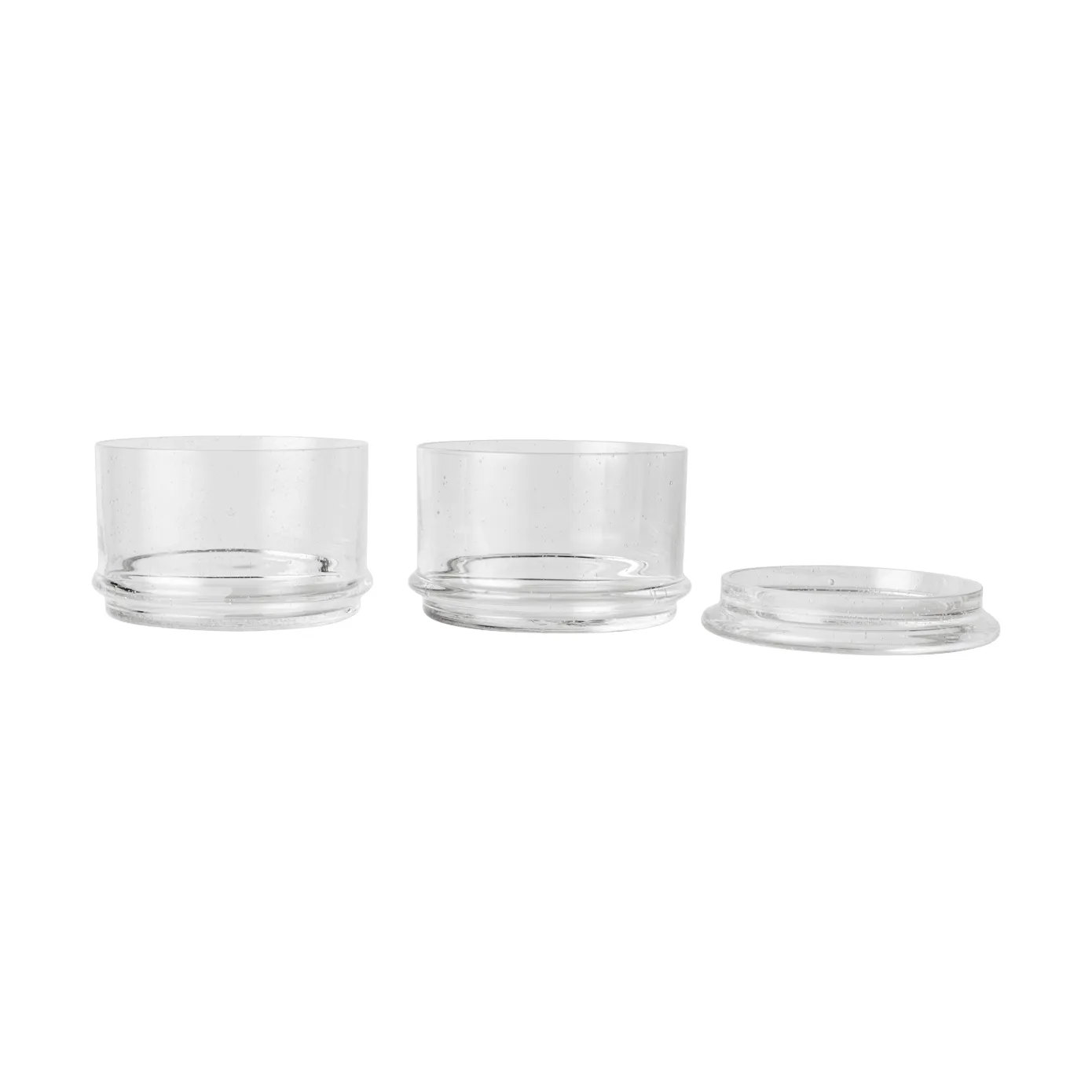 Boya stapelbare Dosen, 2-teilig, Clear Ferm Living