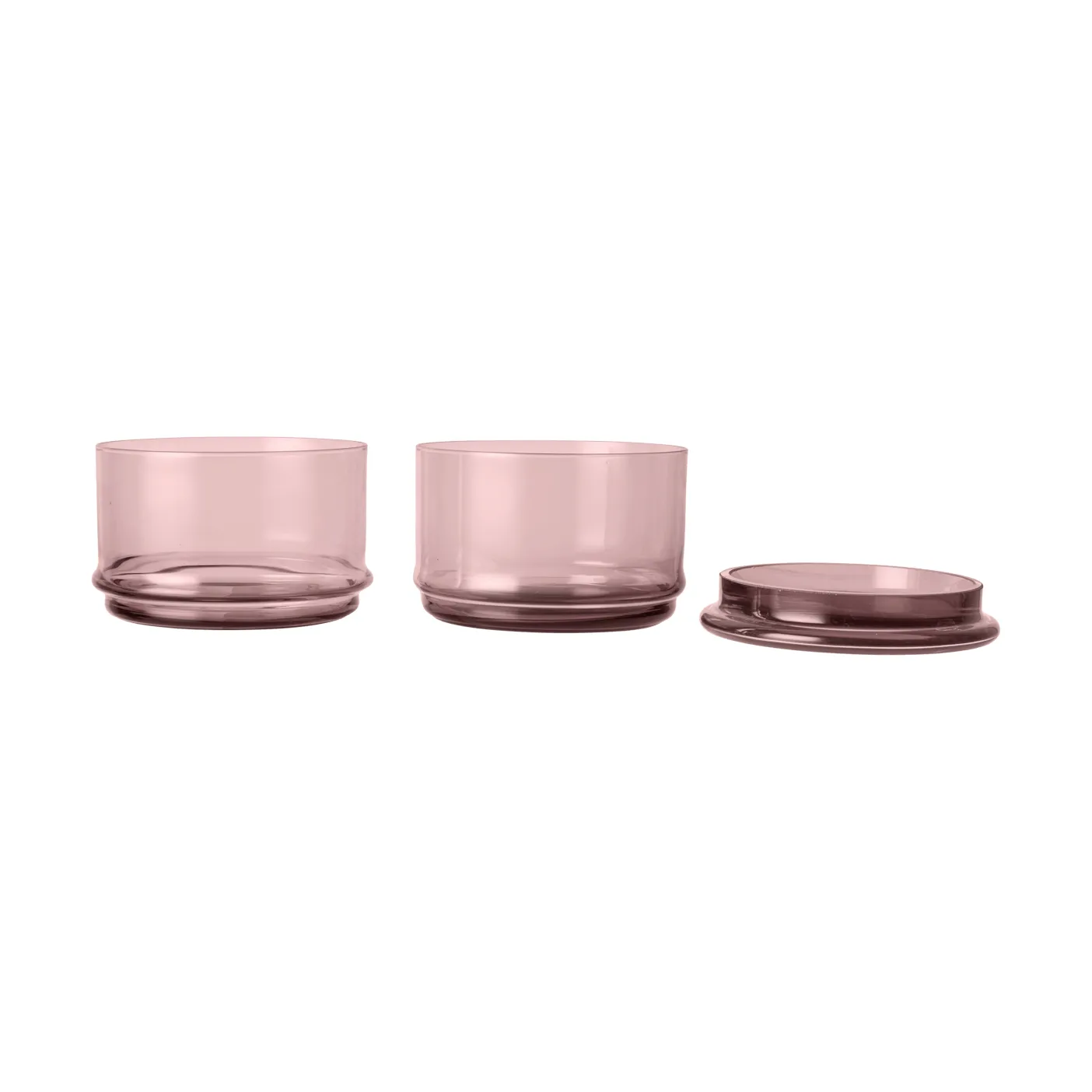 Boya stapelbare Dosen, 2-teilig, Mauve Ferm Living