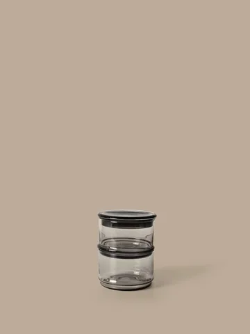 Boya stapelbare Dosen - 2-teilig, Smoked Grey - Ferm Living