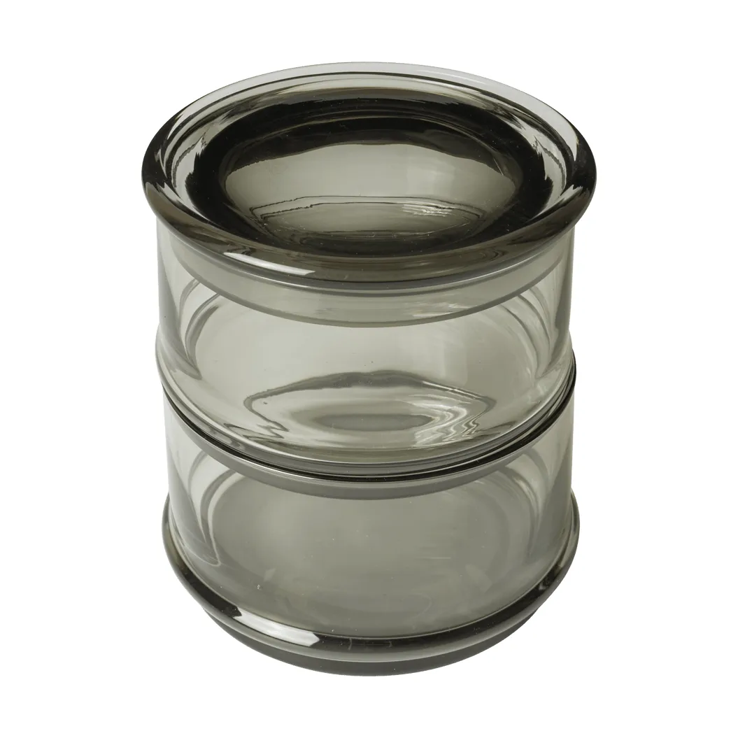 Boya stapelbare Dosen, 2-teilig, Smoked Grey Ferm Living