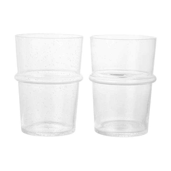 Boya Trinkglas hoch 45 cl 2er-Pack. - Clear - Ferm Living