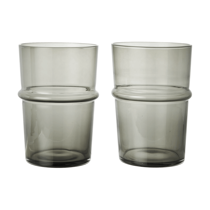 Boya Trinkglas hoch 45 cl 2er-Pack. - Smoked Grey - Ferm Living