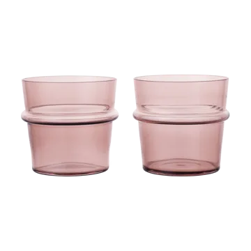 Boya Trinkglas niedrig 30 cl 2er-Pack - Mauve - Ferm Living