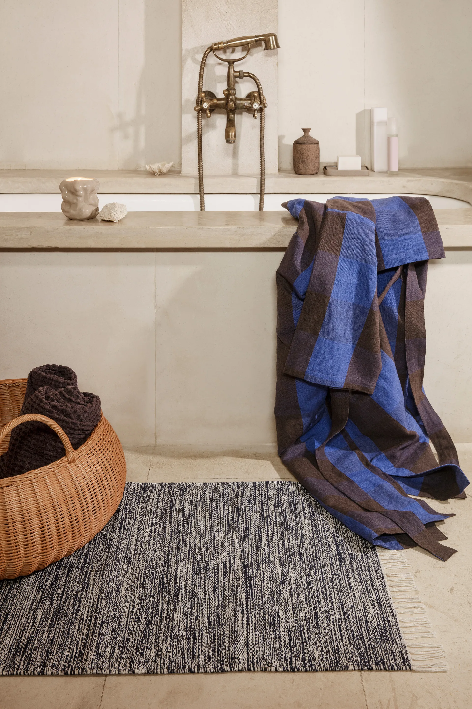 Braided Korb niedrig, Natural Ferm Living