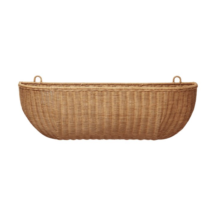 Braided wall pocket Wandkorb 25x75 cm - Natural - Ferm Living