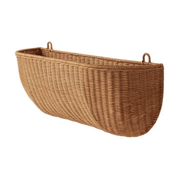Braided wall pocket Wandkorb 25x75 cm - Natural - Ferm Living