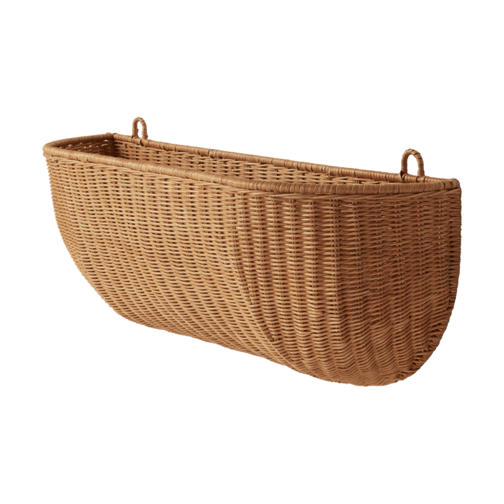 Braided wall pocket Wandkorb 25x75 cm, Natural Ferm Living