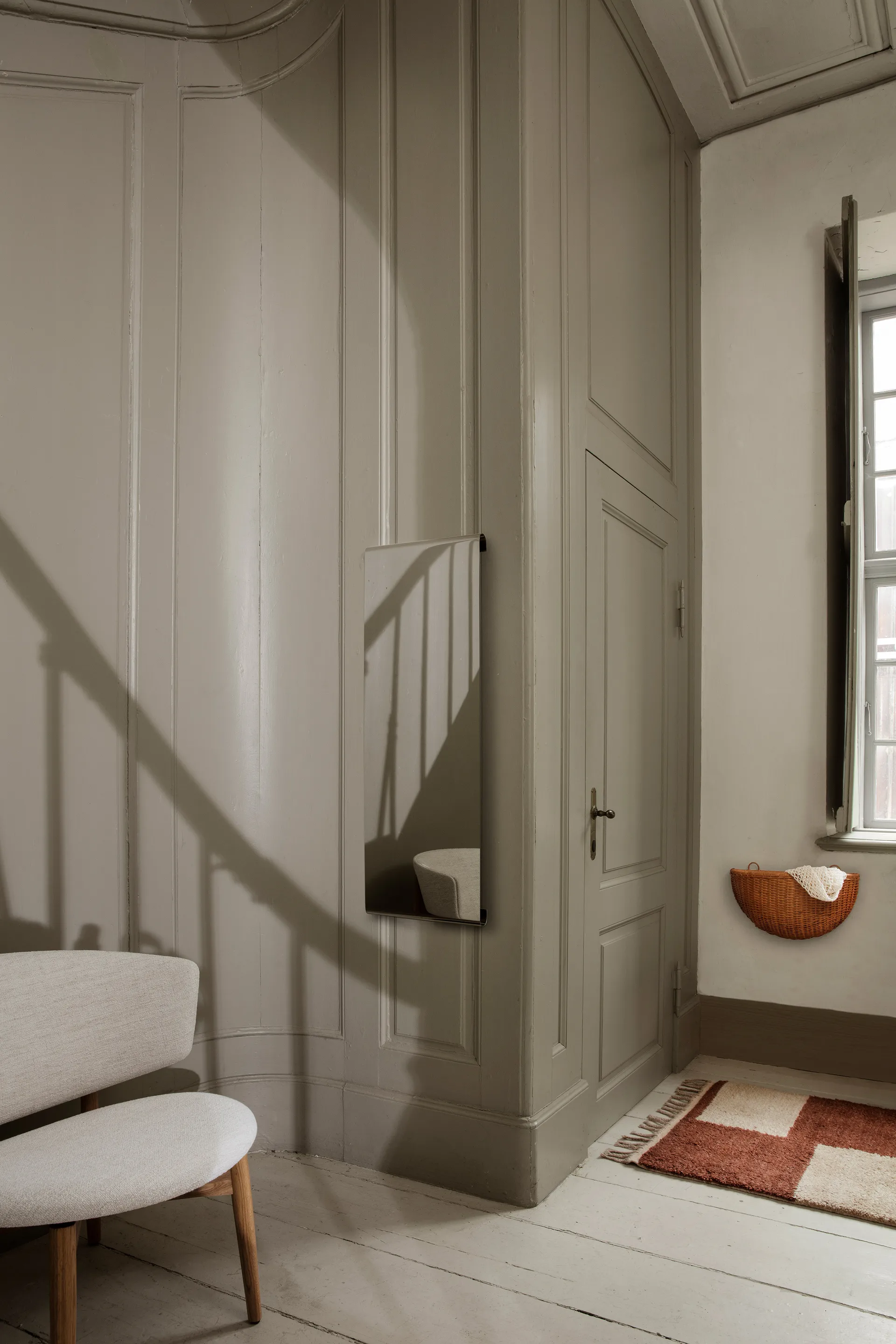 Braided Wandkörbe 2er Pack, Natural Ferm Living