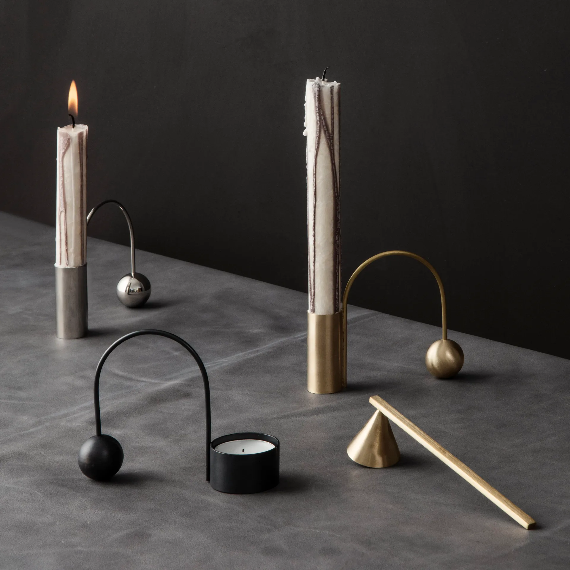 Brass Kerzenlöschhütchen, Messing Ferm Living