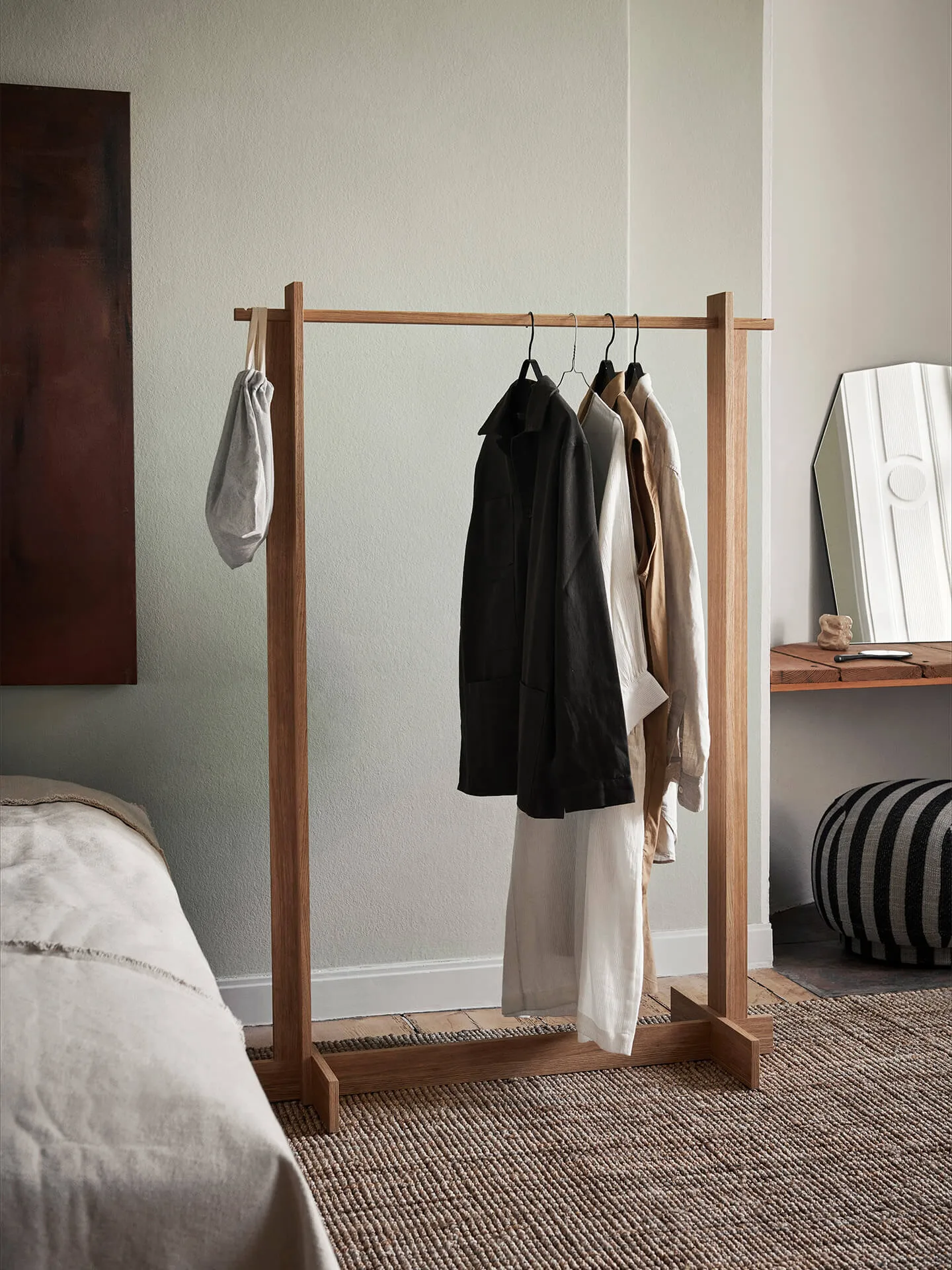 Bridge Clothes Rack Kleiderhaken, Oiled Oak Ferm Living