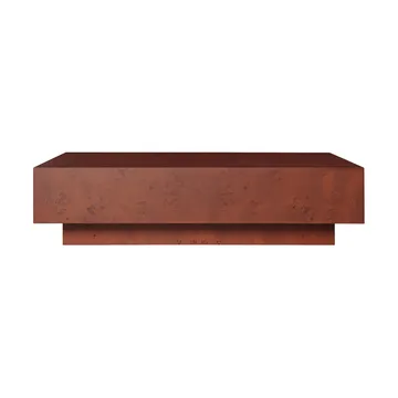 Burl Couchtisch 70x117x30 cm - Dunkel gebeizt - Ferm Living