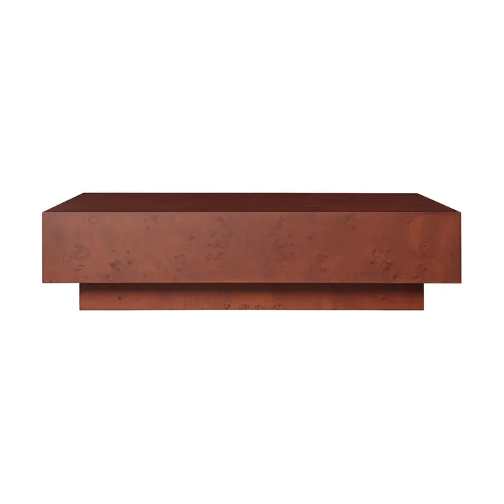Burl Couchtisch 70x117x30 cm - Dunkel gebeizt - Ferm Living