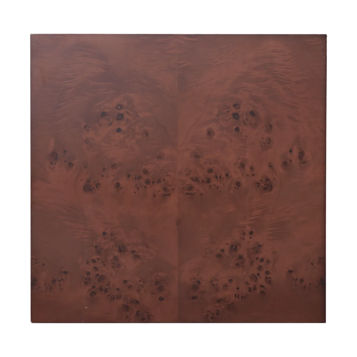 Burl Cube Beistelltisch 40x40 cm, Dunkel gebeizt Ferm Living