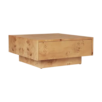 Burl storage Couchtisch 70x70 cm - Natural - Ferm Living