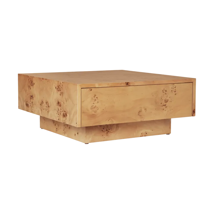 Burl storage Couchtisch 70x70 cm - Natural - Ferm Living