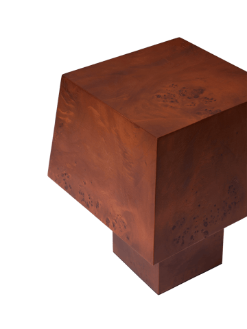 Burl Tischleuchte 33 cm - Dark stained burl - Ferm Living