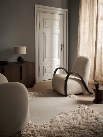 Buur lounge chair Nordic Bouclé - Off-white - ferm LIVING