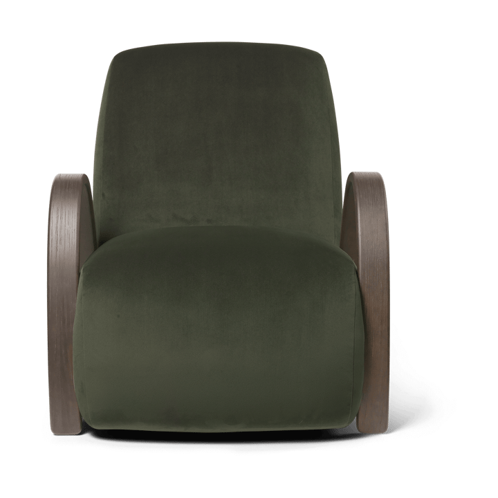 Buur lounge chair Rich Velvet - Pine - ferm LIVING