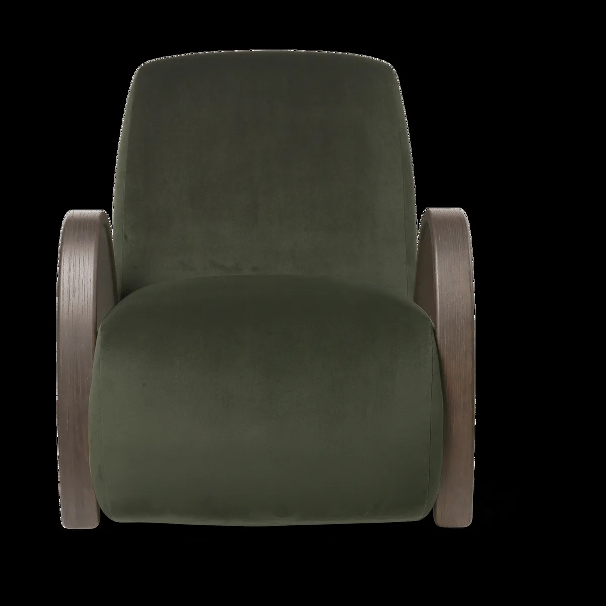 Ferm Living Buur lounge chair Rich Velvet Pine