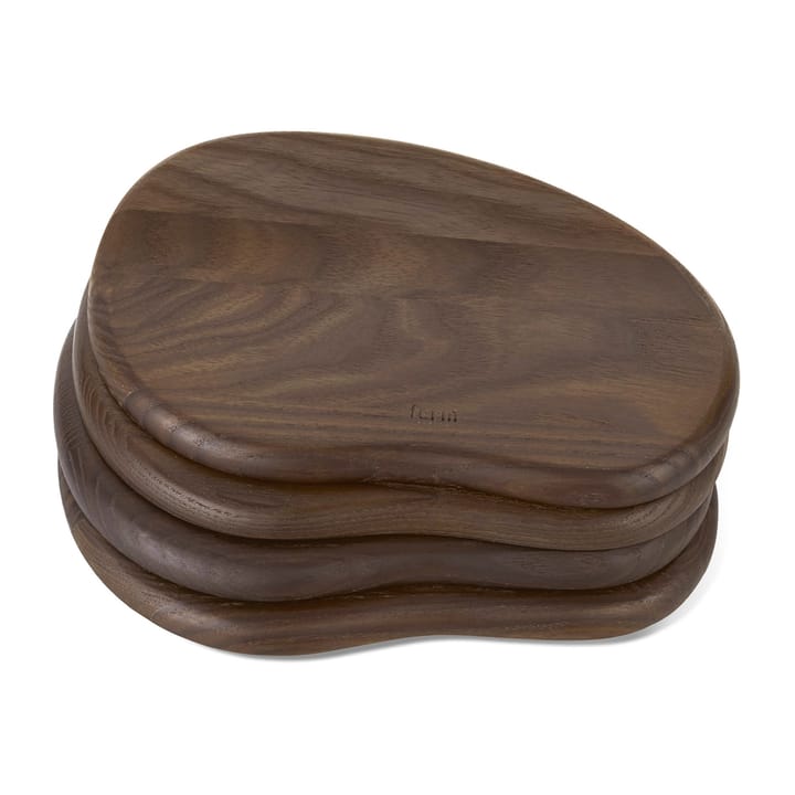 Cairn butter boards Tablett 4 Teile - Dark Brown - Ferm LIVING