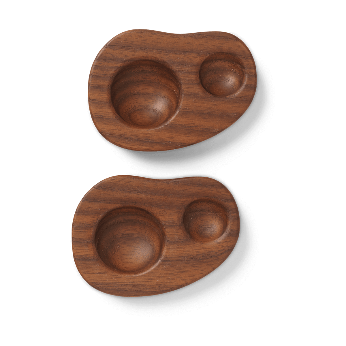 Ferm Living Cairn Eierbecher 2er Pack Dark brown