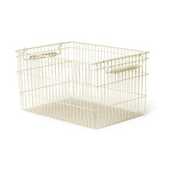 Cala Korb stapelbar 2er Pack - Cashmere, 36,2 x 26,2 x 20,2cm - Ferm Living